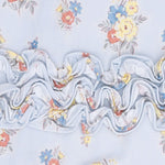 Angel Dear Country Stitch Floral - 2 Way Ruffle Back Zipper FootieEveretts Place