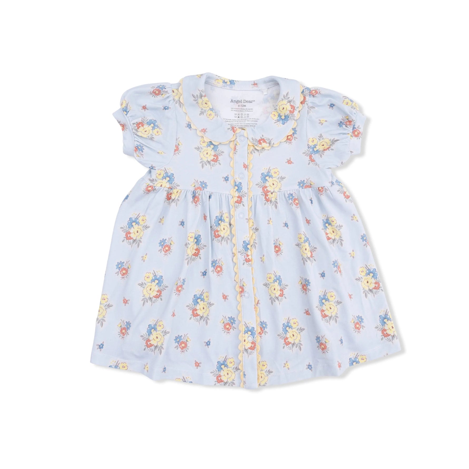 Angel Dear Country Stitch Floral - Betty Dress Puff Sleeve with Bloomer - 