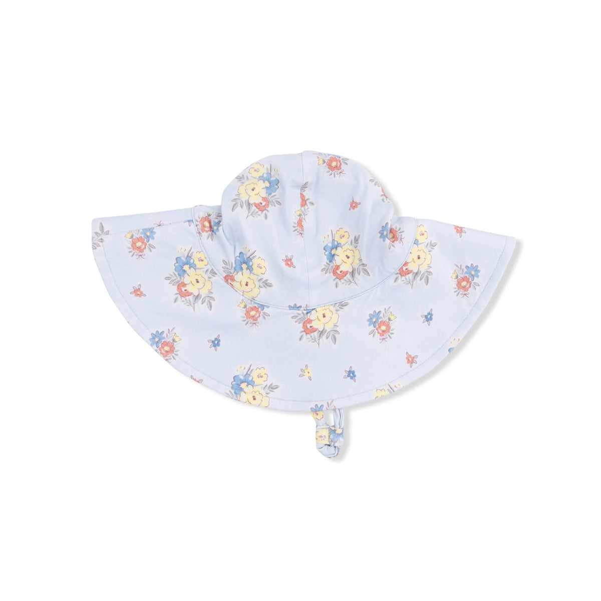 Angel Dear Country Stitch Floral - Wide Brim Sun Hat - 