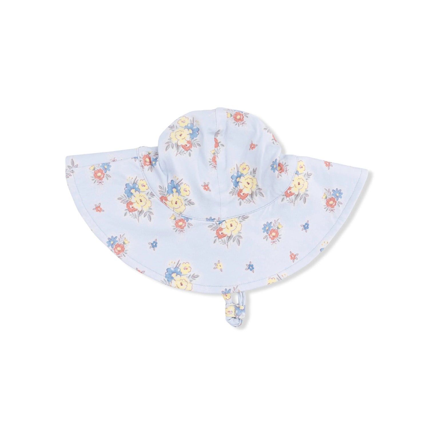 Angel Dear Country Stitch Floral - Wide Brim Sun Hat - 