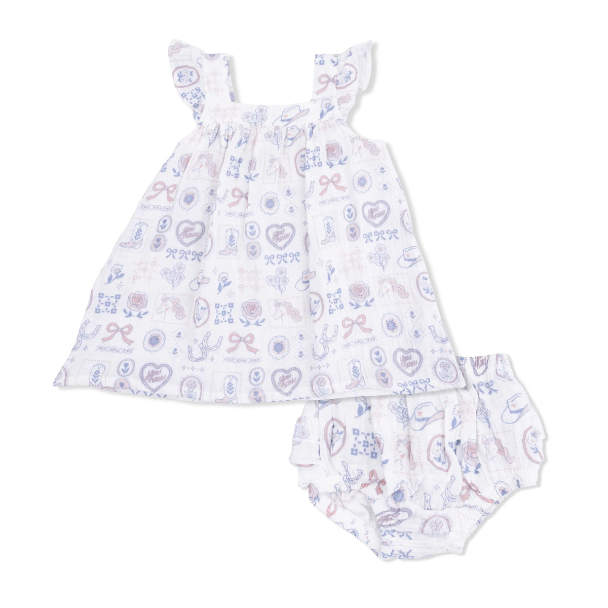 Angel Dear Country Western Heirlooms - Sundress & Bloomer - 