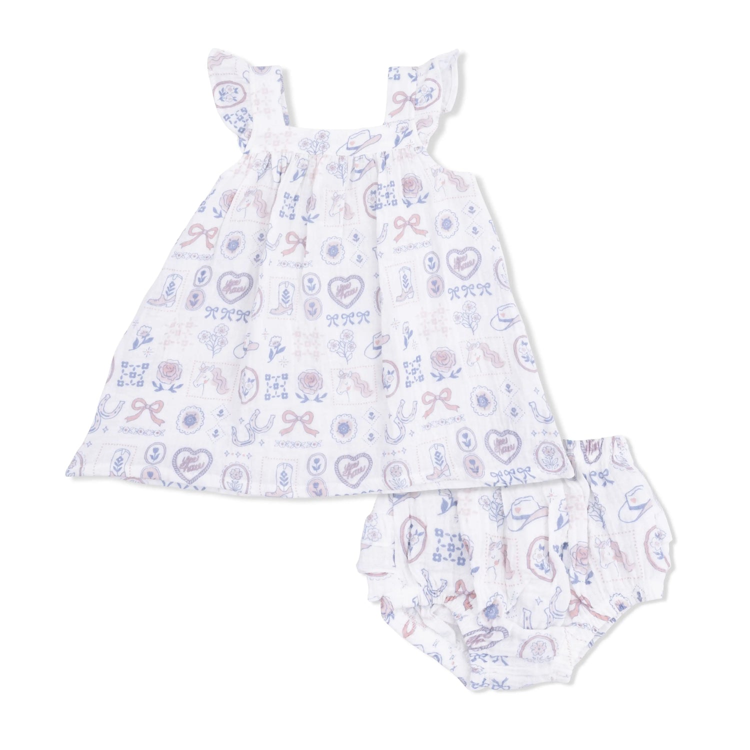 Angel Dear Country Western Heirlooms - Sundress & Bloomer - 