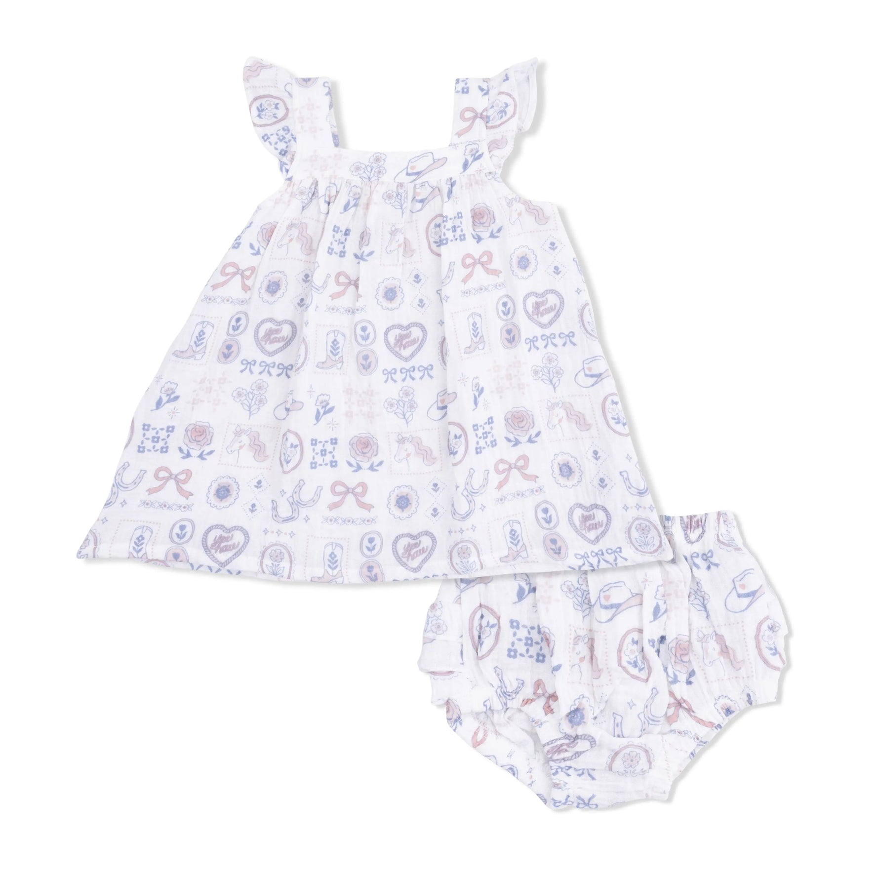 Angel Dear Country Western Heirlooms - Sundress & Bloomer - 