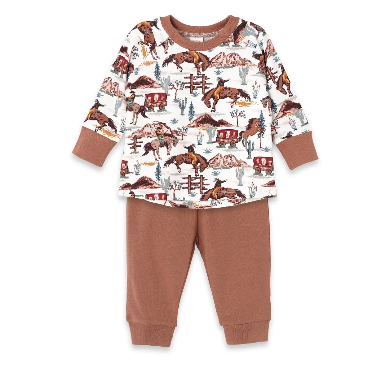 Tesa Babe Cowboy Baby Boy Set Western Spirit Bamboo And Cotton - Everetts Place Boutique - 