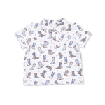 Angel Dear Cowboy Boots - Cowboy Polo with Casual Short - 