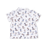 Angel Dear Cowboy Boots - Cowboy Polo with Casual Short - 