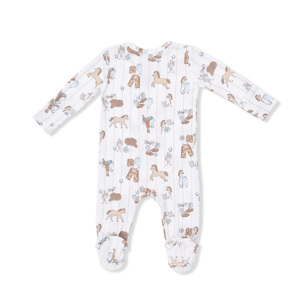Angel Dear Cowboy Nursery - 2 Way Zipper Footie - 