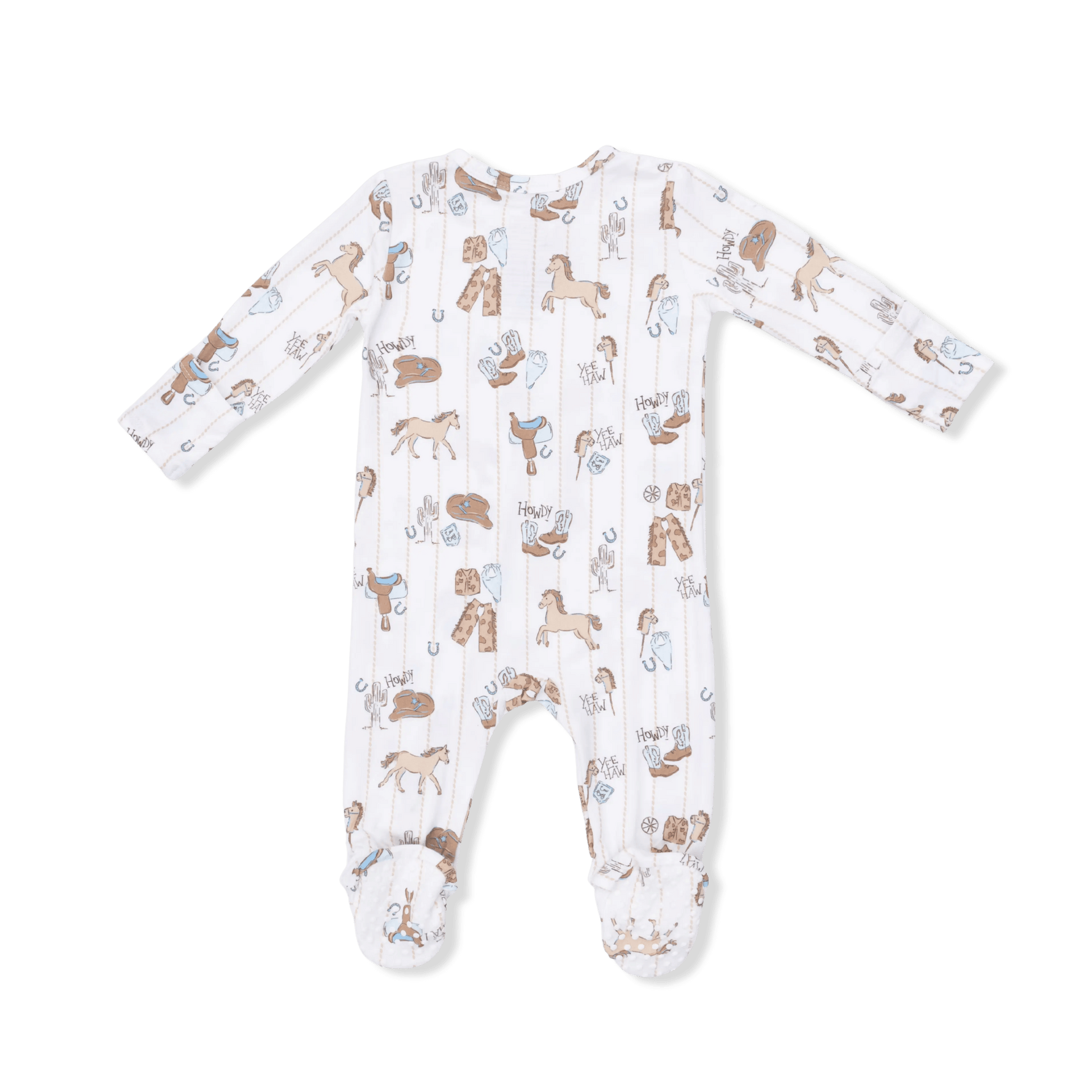 Angel Dear Cowboy Nursery - 2 Way Zipper Footie - 