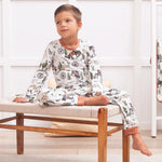 Tesa Babe Cowboy On The Range Bamboo Pajama Set For Boys Comfort - 