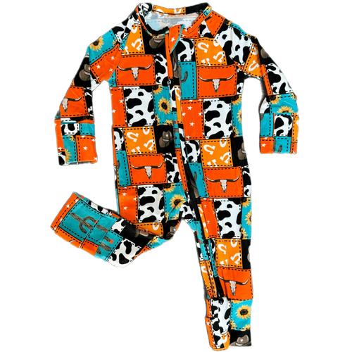 Cowboy Patches - Bamboo Viscose Zippies