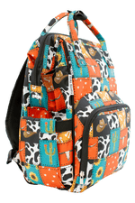 Texas Tushies Cowboy Patches Diaper Bag with Trendy Backpack Style for Busy Parents - Luggage & Bags > Diaper Bags