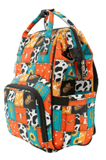 Texas Tushies Cowboy Patches Diaper Bag with Trendy Backpack Style for Busy Parents - Luggage & Bags > Diaper Bags
