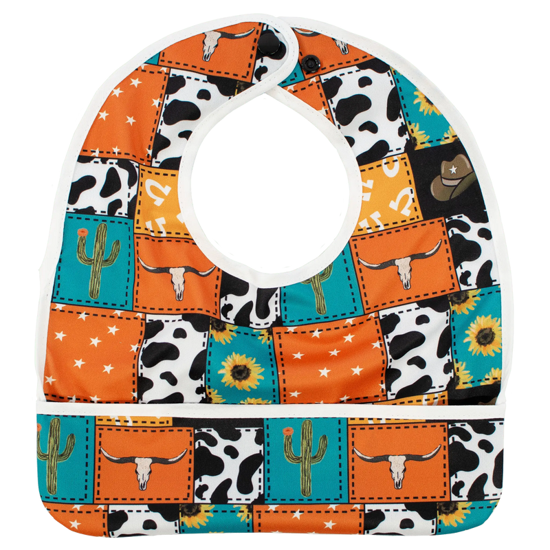 Cowboy Patches - The Flip Bib - Everetts Place: Online Boutique