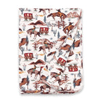 Tesa Babe Cowboy Western Spirit Bamboo Stroller Blanket for Baby Boy - Everetts Place Boutique - 