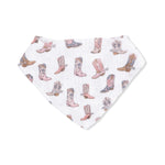 Cowgirl Boots - Bandana Bib - Pink, Baby & Toddler Clothing, Sock, Bib, Tie | Everetts Place