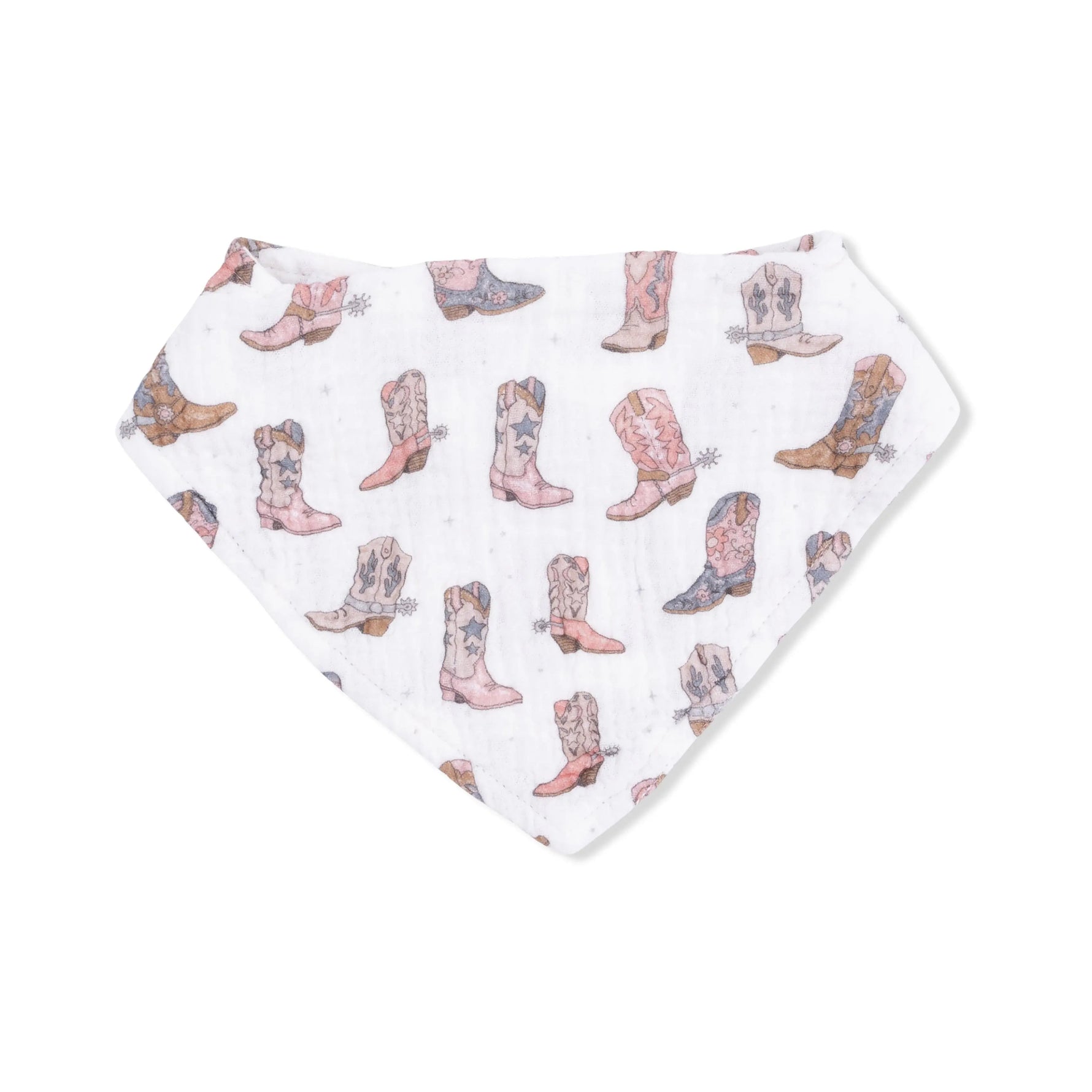Cowgirl Boots - Bandana Bib - Pink, Baby & Toddler Clothing, Sock, Bib, Tie | Everetts Place