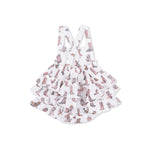 Angel Dear Cowgirl Boots - Ruffle Sunsuit - 