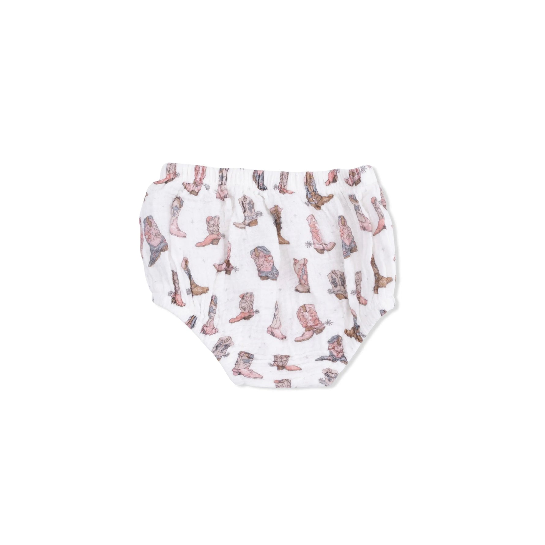 Angel Dear Cowgirl Boots - Smocked Ruffle Sundress & Bloomer - 