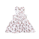 Angel Dear Cowgirl Boots - Smocked Top with Bloomer - 