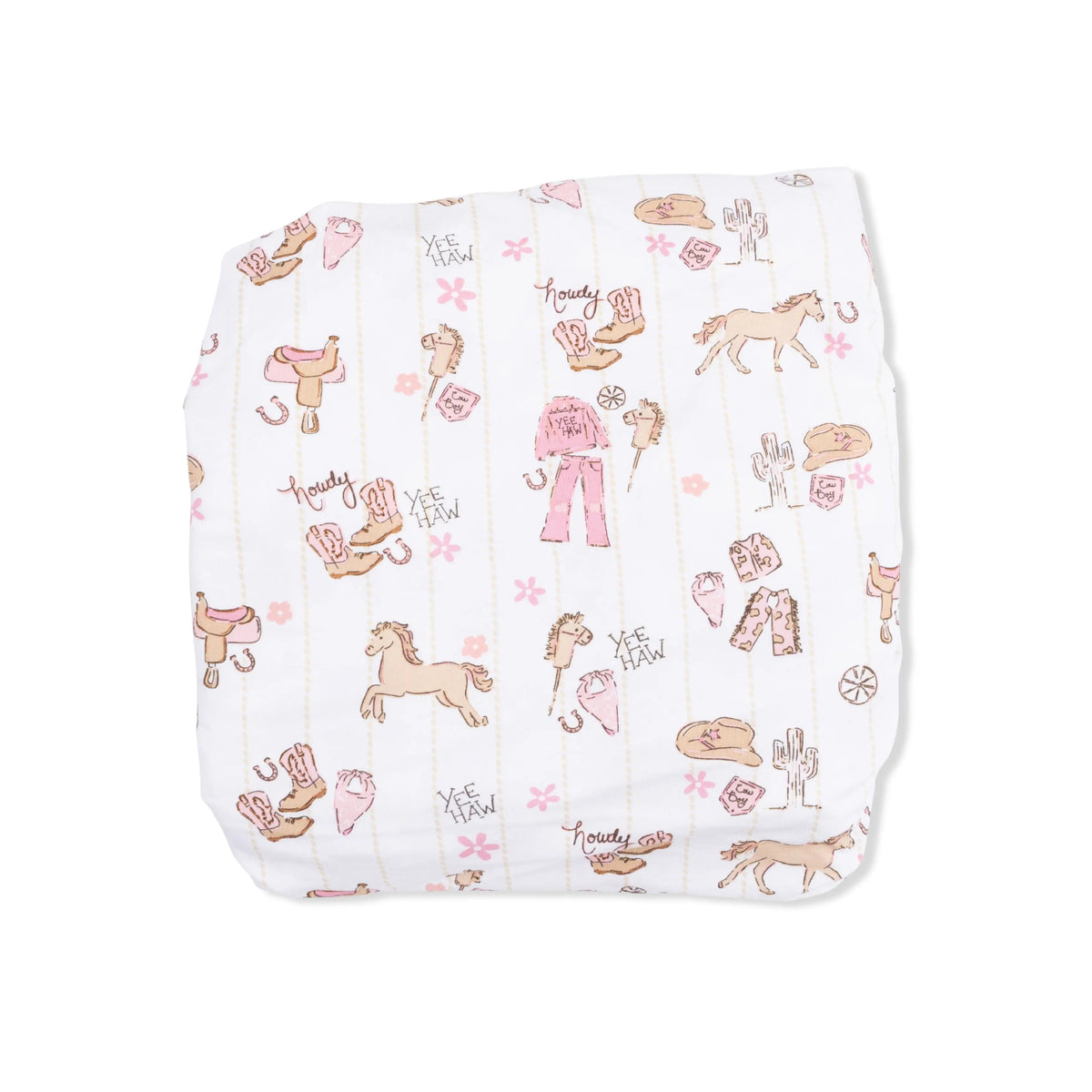 Angel Dear Cowgirl Nursery - Crib Sheet - 