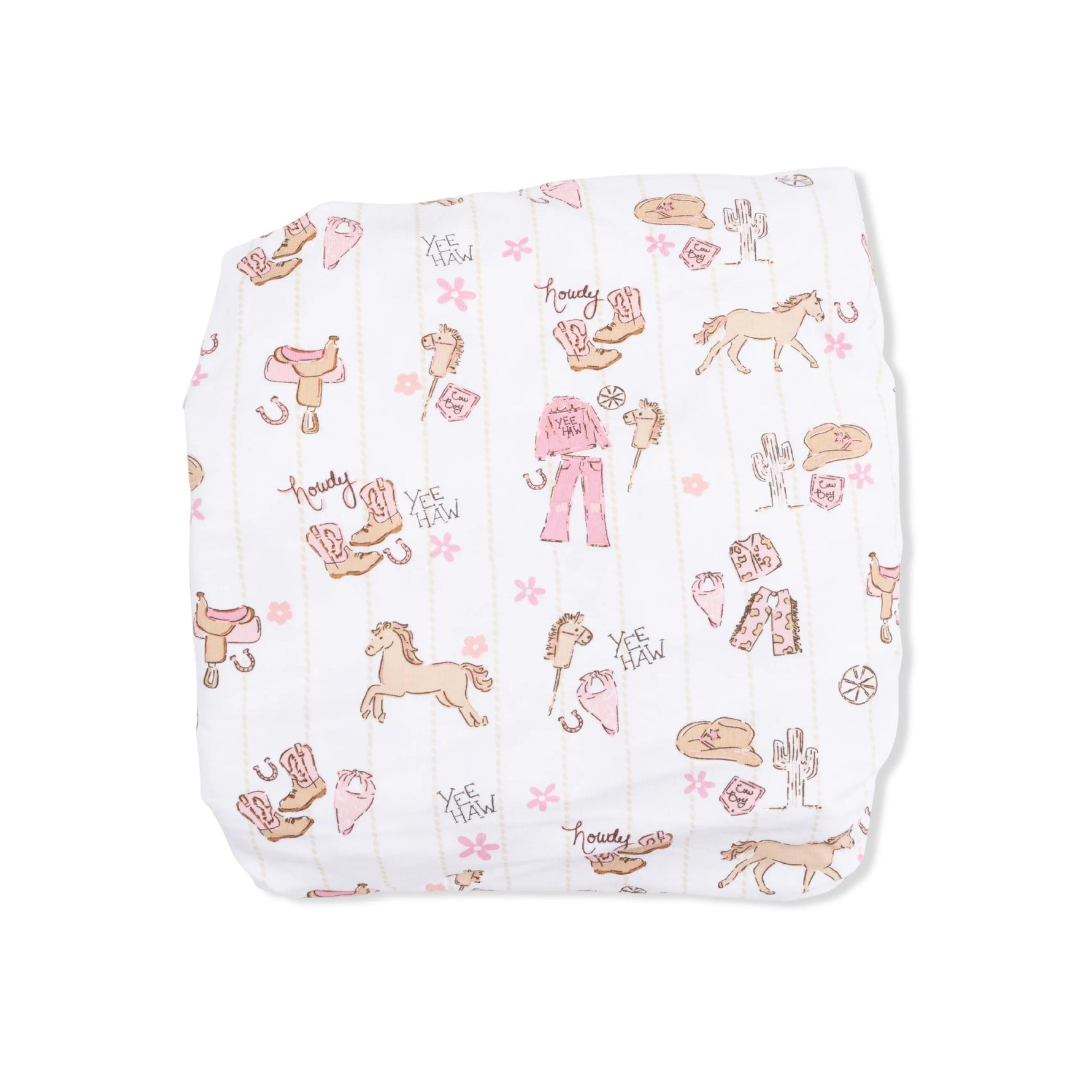 Angel Dear Cowgirl Nursery - Crib Sheet - 