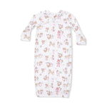 Angel Dear Cowgirl Nursery - Kimono Gown & Ruffle Knotted Hat - 