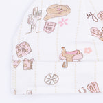 Angel Dear Cowgirl Nursery - Kimono Gown & Ruffle Knotted HatEveretts Place