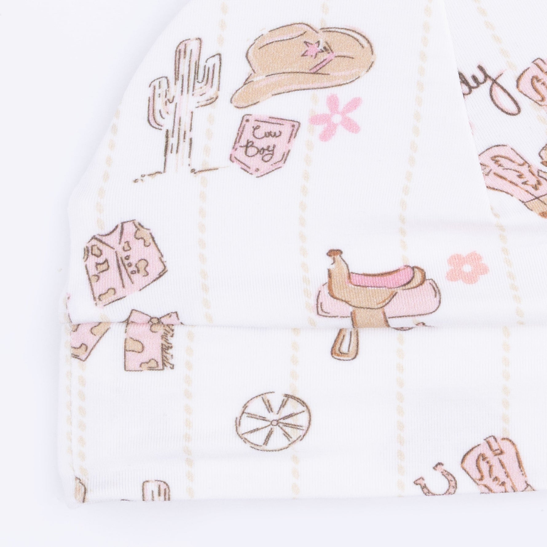 Angel Dear Cowgirl Nursery - Kimono Gown & Ruffle Knotted HatEveretts Place