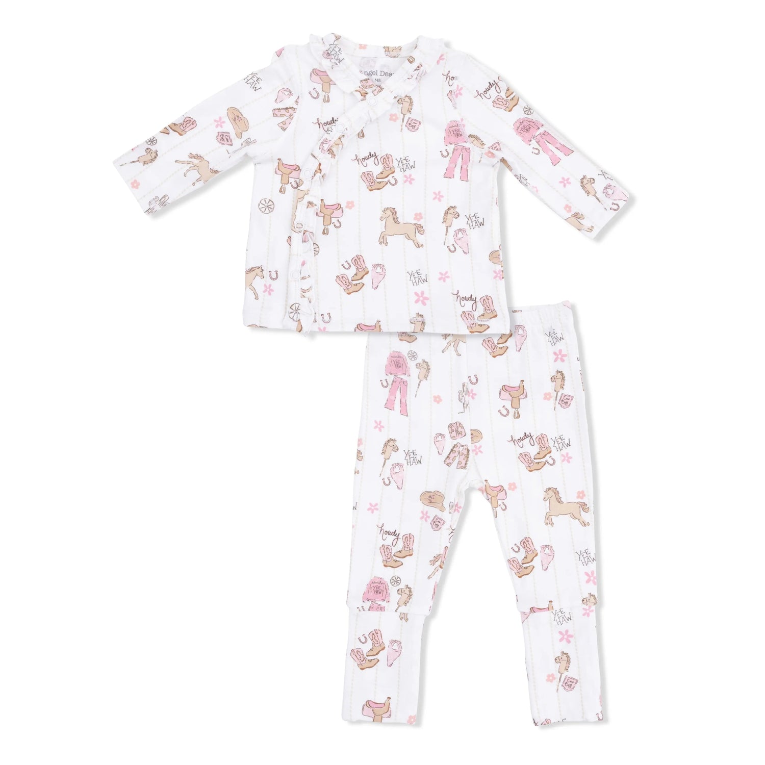 Angel Dear Cowgirl Nursery - Take Me Home Set with Convertible Pant - 