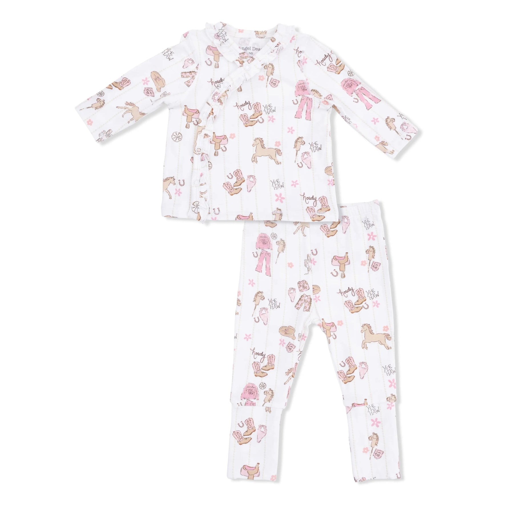 Angel Dear Cowgirl Nursery - Take Me Home Set with Convertible Pant - 