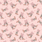 Sweet Bamboo Cowhide Racerback Twirl Dress with Bow Detail for Stylish Girls - 