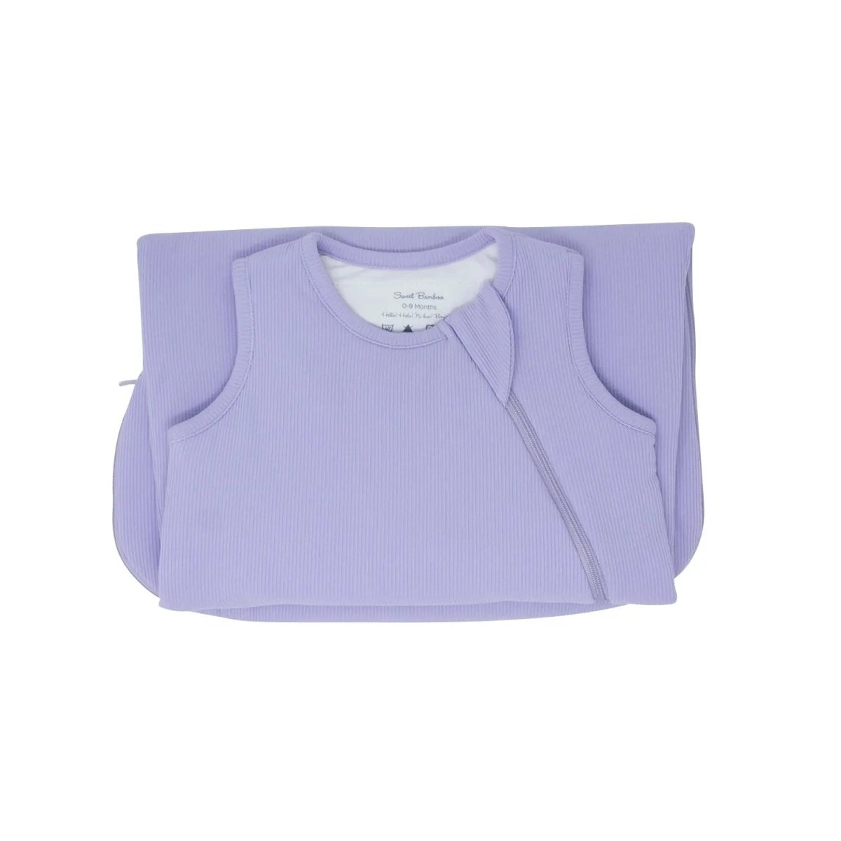 Sweet Bamboo Cozy 1.5 Tog Sleep Sack with 2 Way Zipper for Infants 0 to 9 Months - 