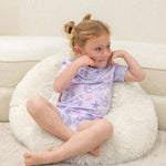 Sweet Bamboo Cozy All Season Pajama Set with Cuffed Legs for Big Kids - 