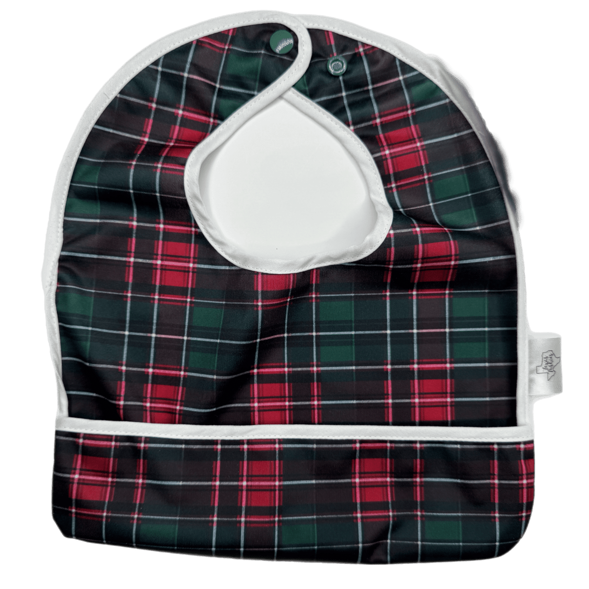 Texas Tushies Cozy Baby Bib with Pocket and Water Resistant Design for Infants - 