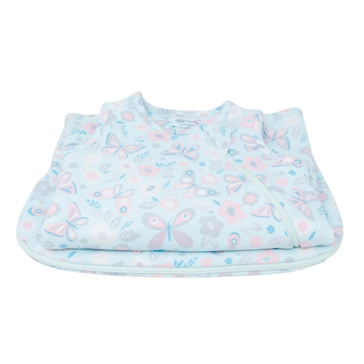 Sweet Bamboo Cozy Baby Sleep Sack with 2 Way J Zipper for Infants 0 to 9 Months - 