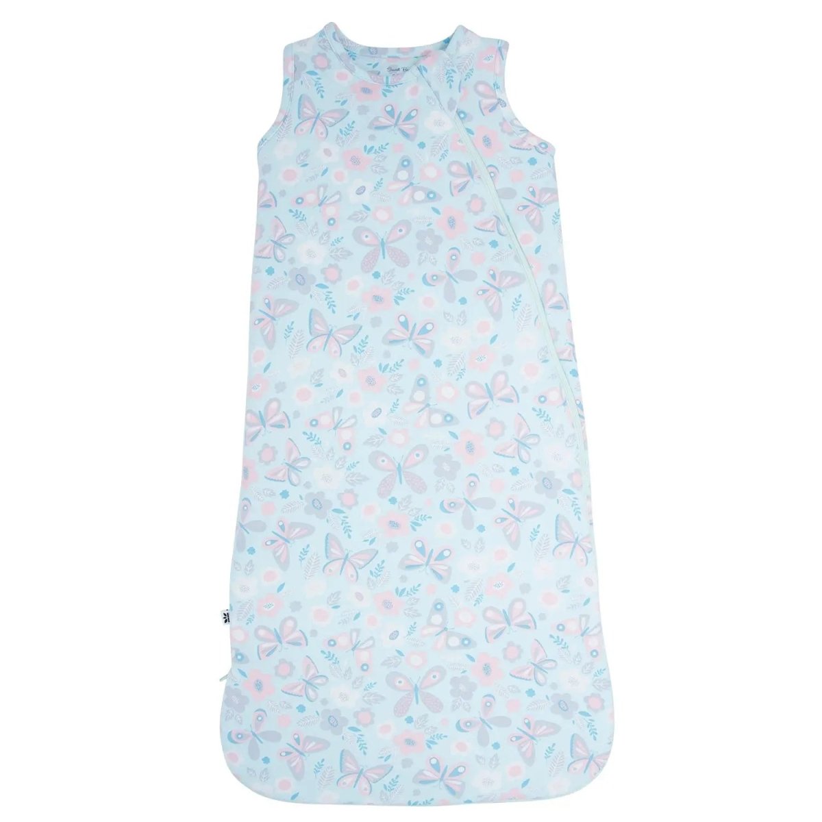 Sweet Bamboo Cozy Baby Sleep Sack with 2 Way J Zipper for Infants 0 to 9 Months - 