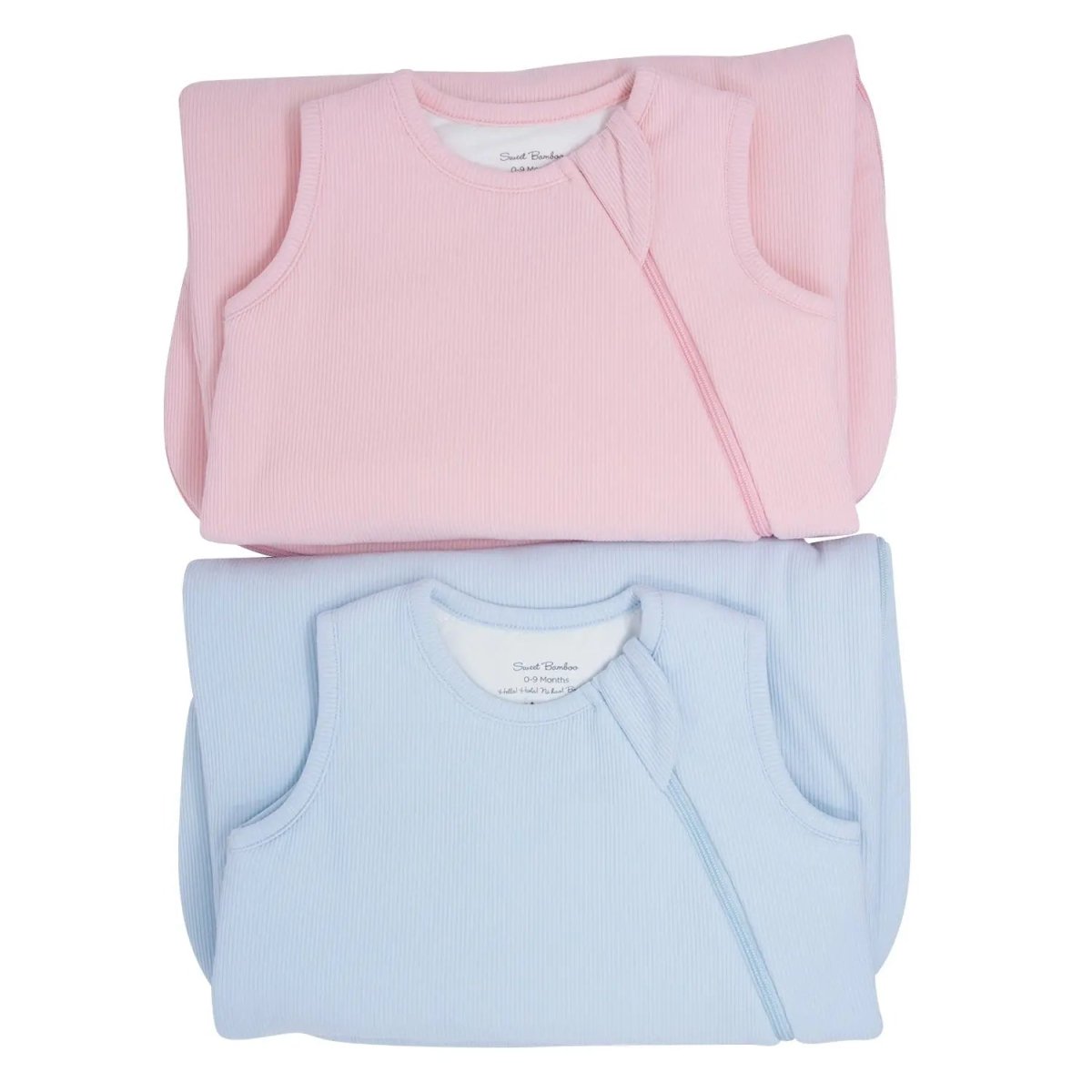 Sweet Bamboo Cozy Baby Sleep Sack with 2 - Way Zipper for Infants 0 to 9 Months - 