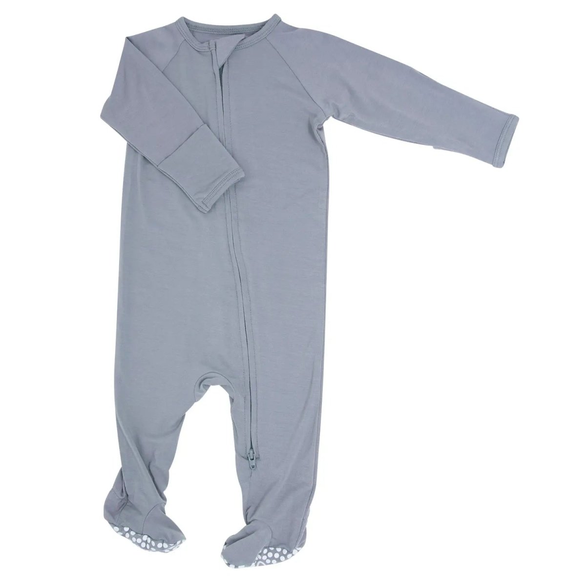 Zipper Footie - Sleeve, Baby & Toddler Clothing, Grey, Nightwear, Clothing | Everetts Place