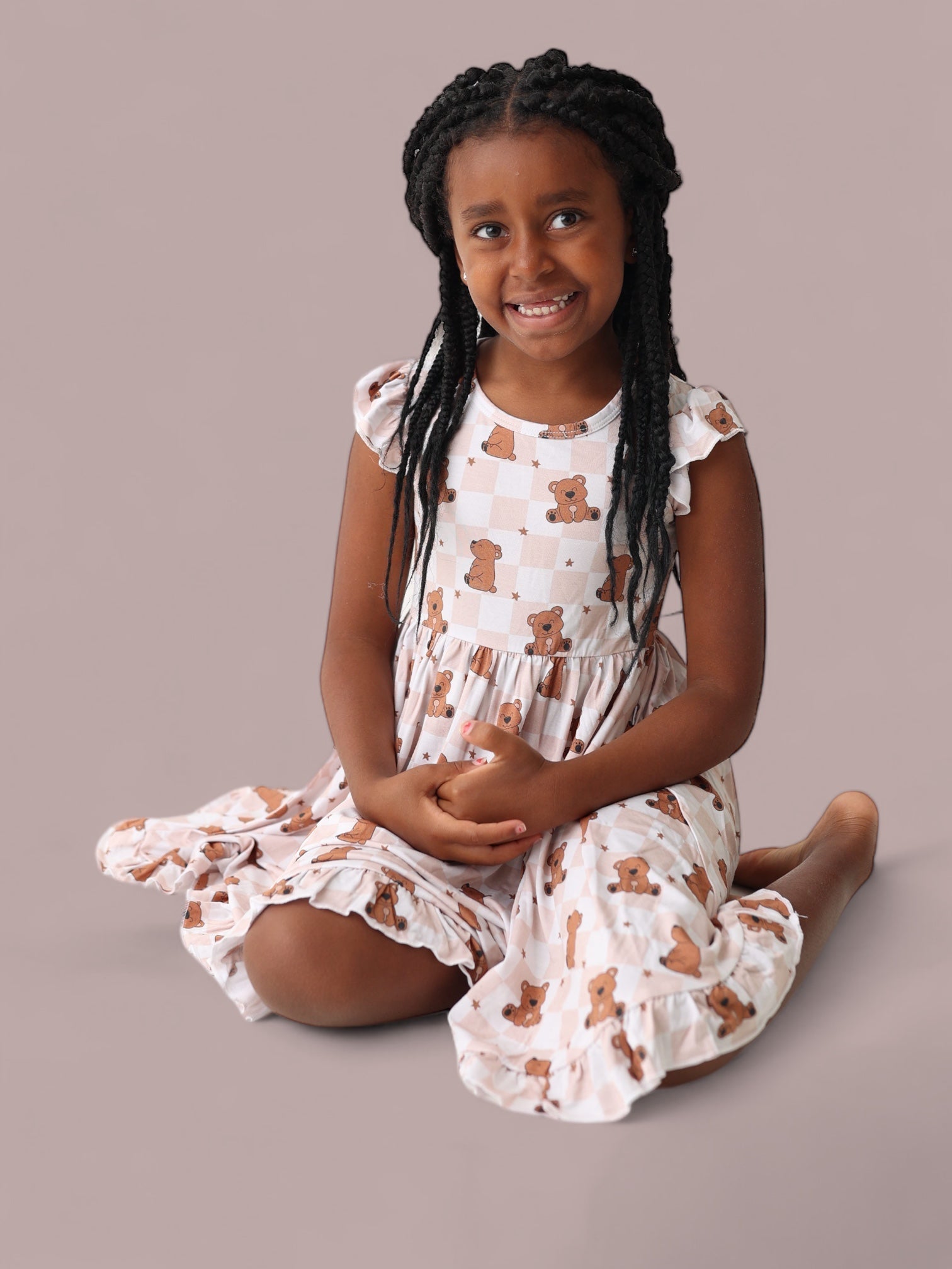 DREAM BIG LITTLE CO COZY BEAR DREAM RUFFLE DRESSEveretts Place