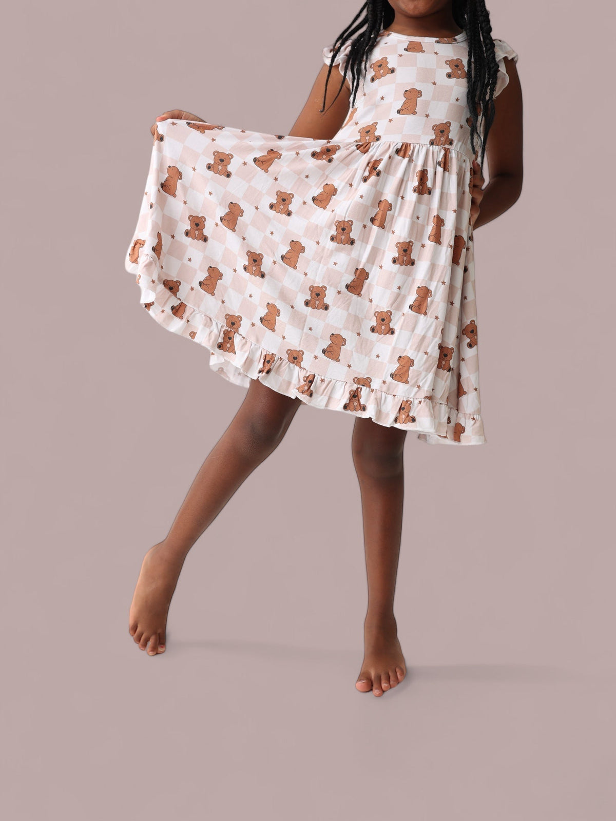 DREAM BIG LITTLE CO COZY BEAR DREAM RUFFLE DRESSEveretts Place
