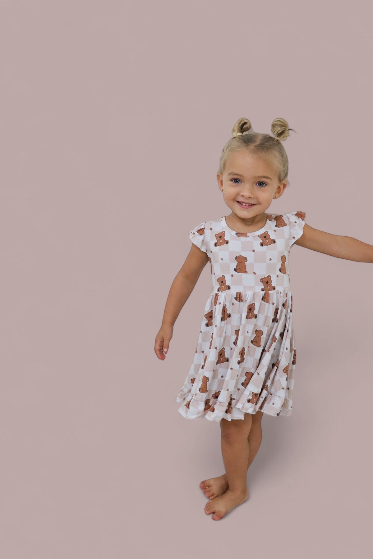DREAM BIG LITTLE CO COZY BEAR DREAM RUFFLE DRESSEveretts Place