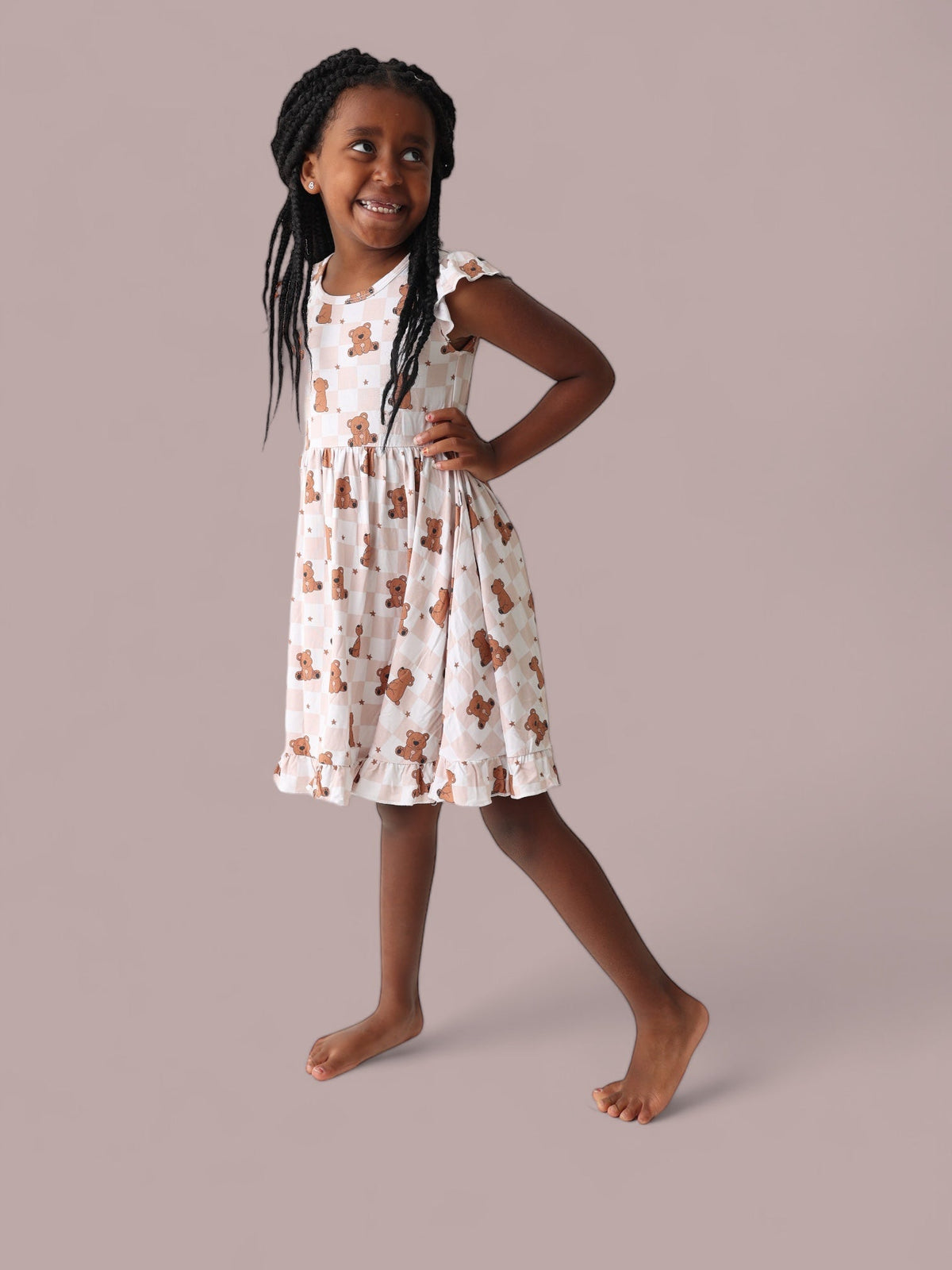DREAM BIG LITTLE CO COZY BEAR DREAM RUFFLE DRESSEveretts Place
