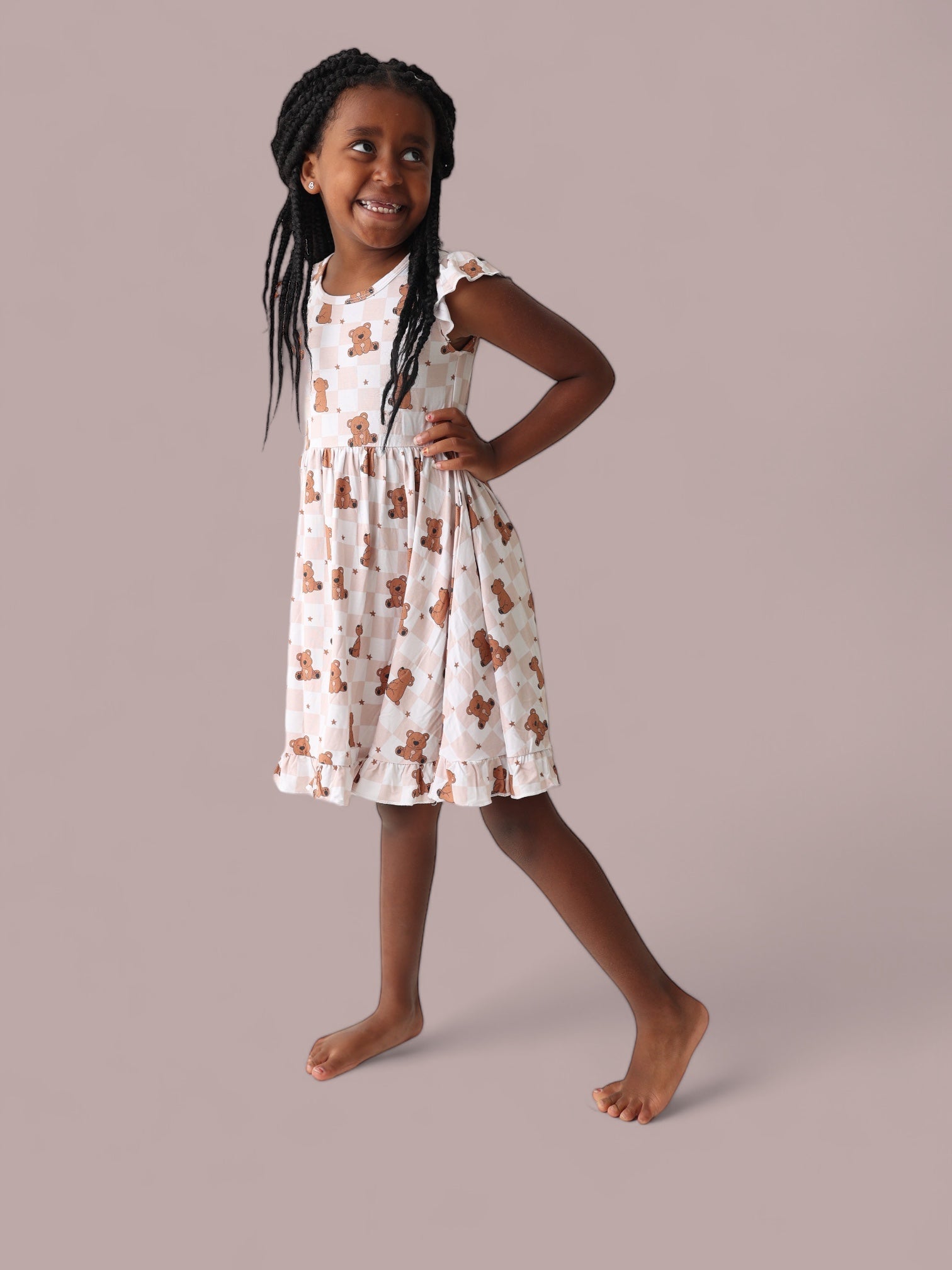 DREAM BIG LITTLE CO COZY BEAR DREAM RUFFLE DRESSEveretts Place