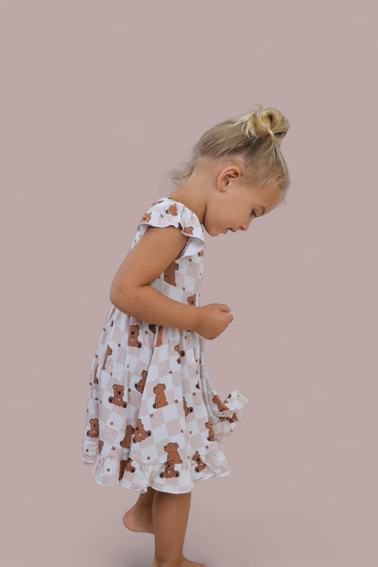 DREAM BIG LITTLE CO COZY BEAR DREAM RUFFLE DRESSEveretts Place
