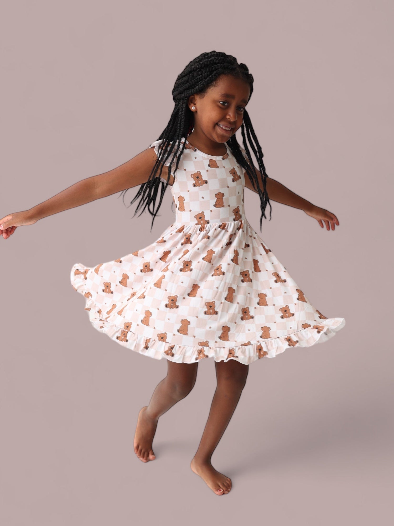 DREAM BIG LITTLE CO COZY BEAR DREAM RUFFLE DRESSEveretts Place