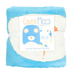 Goosewaddle® | Newborn Baby Blankets Toys Teethers Bibs & More Cozy Bear Stroller Blanket with Whimsical Design for Baby Adventures - 