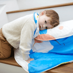 Goosewaddle® | Newborn Baby Blankets Toys Teethers Bibs & More Cozy Bear Stroller Blanket with Whimsical Design for Baby Adventures - 