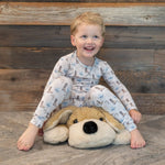 Sweet Bamboo Cozy Big Kid Pajama Set with Cuffed Legs for Comfortable Sleepwear - 