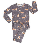 Sweet Bamboo Cozy Big Kid Pajama Set with Cuffed Legs for Comfortable Sleepwear - 