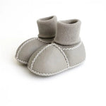 cozy booties | Dove Grey - Baby & Toddler Shoe, Slipper, Wool, Woolen, Natural material | Everetts Place